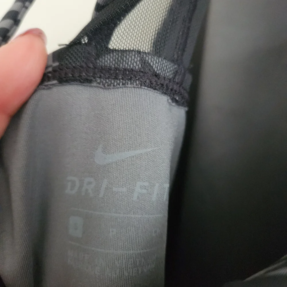 Nike Air Dri-FIT Tank Top Gray Black Geometric Print Size S